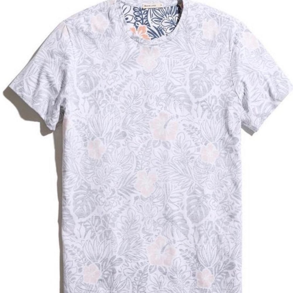 NWT MEN'S MARINE LAYER OAHU TEE BLUE - Picture 3 of 3